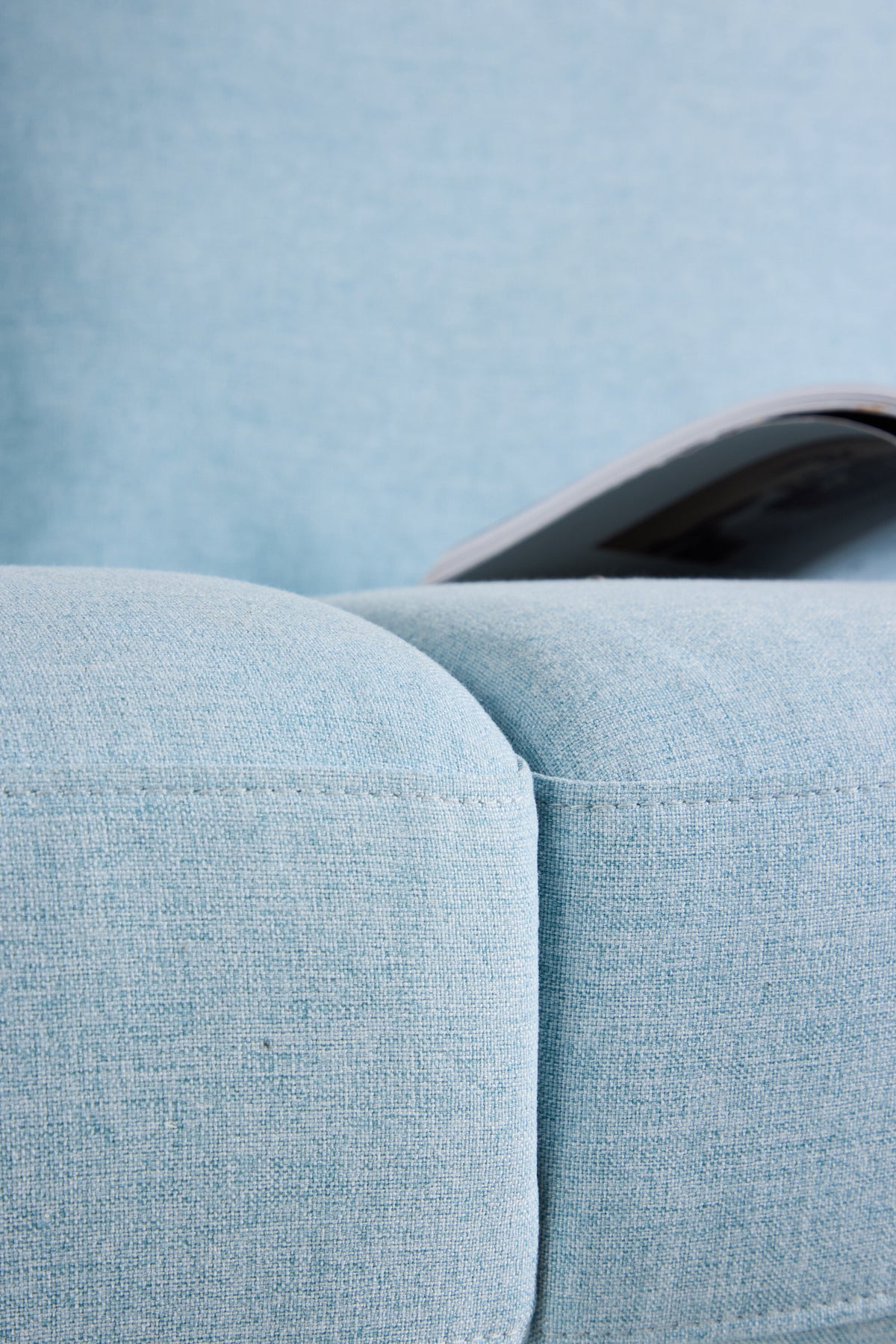 Sky 3-personers sofa - blå, hvidpigmenteret - billede 22