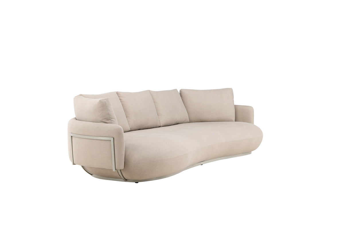Stellar 4-personers sofa - beige - billede 11