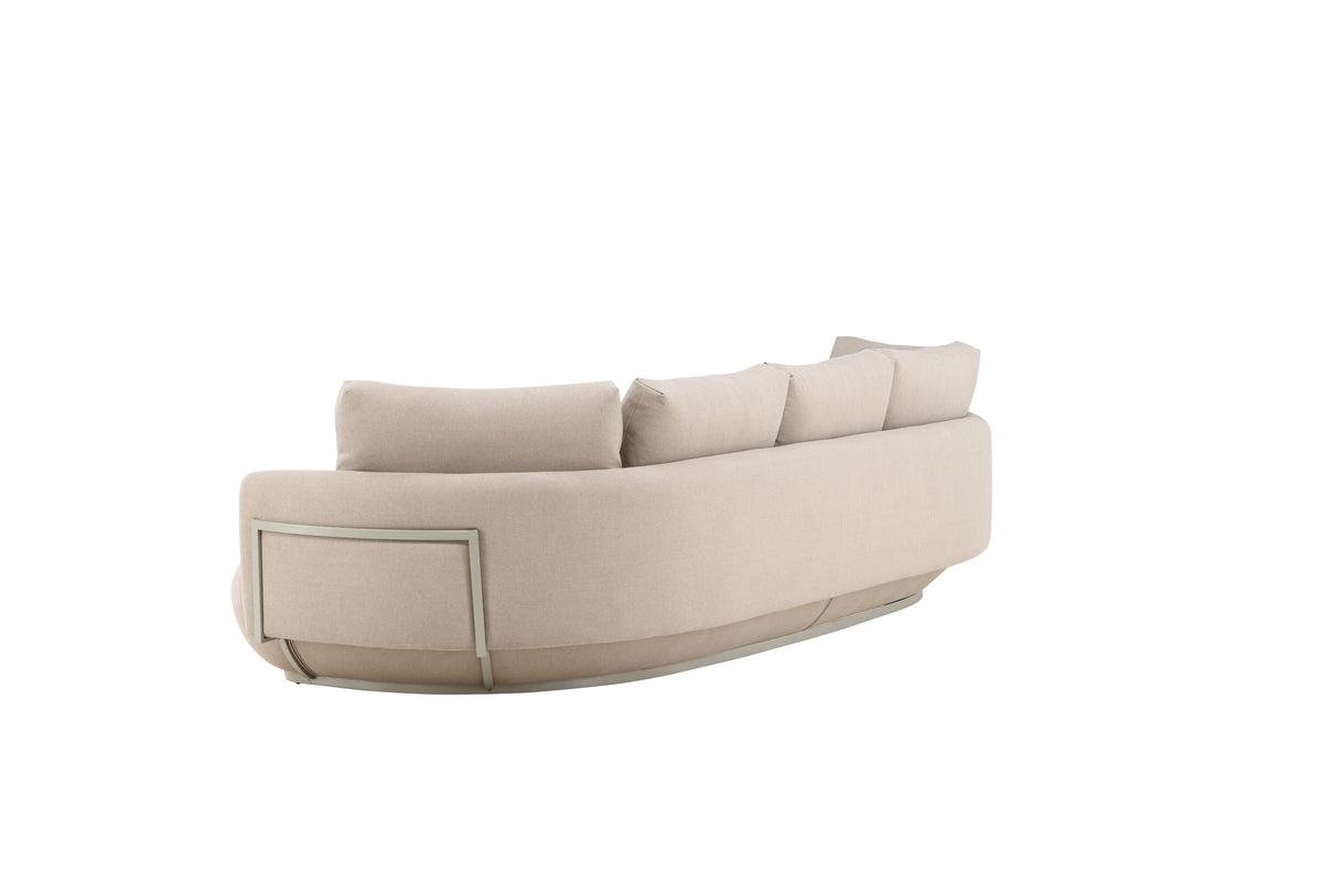Stellar 4-personers sofa - beige - billede 5