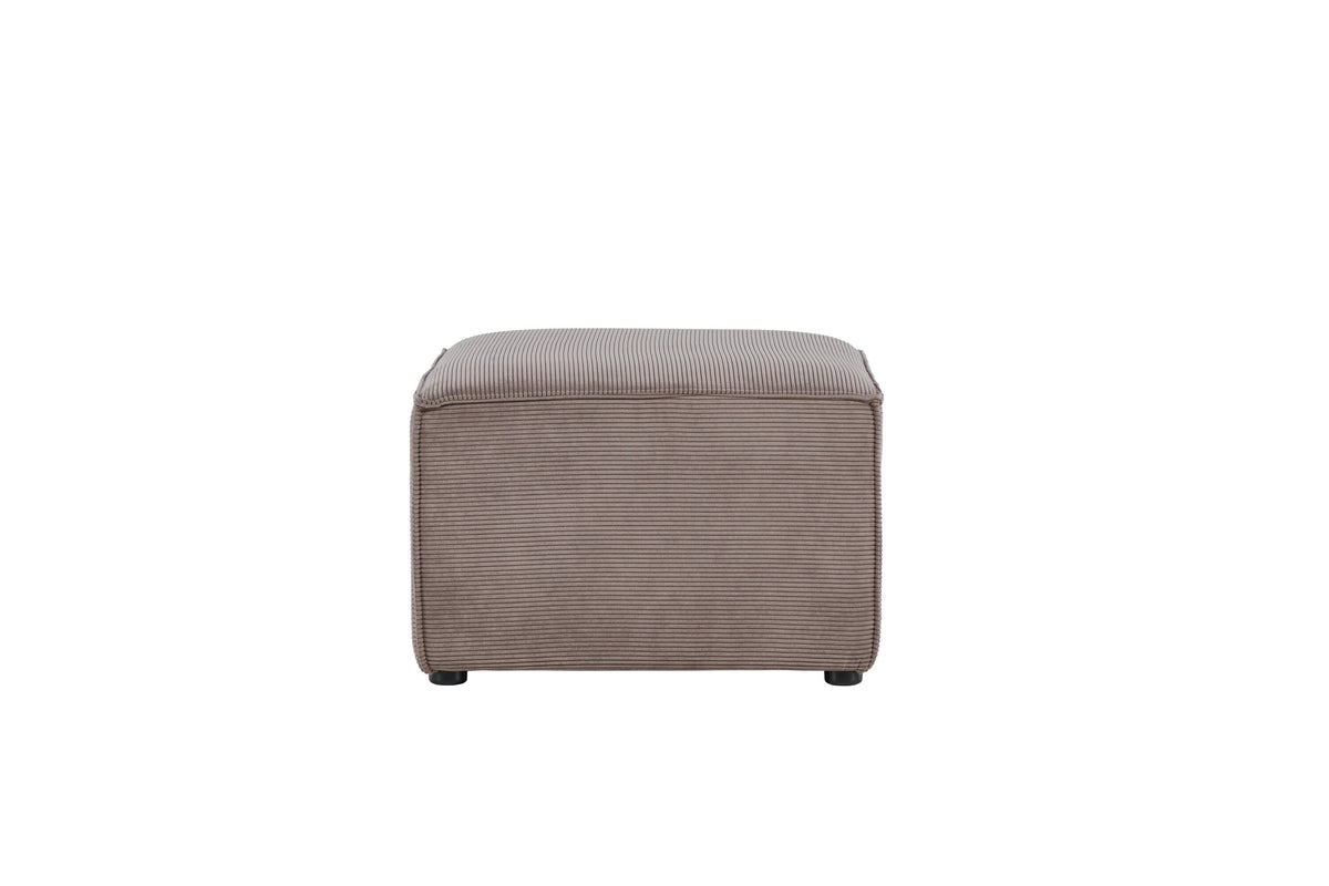 Gillholmen puf - brun, sort - billede 1