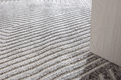 Aron Tæppe 230 x 160 Grå