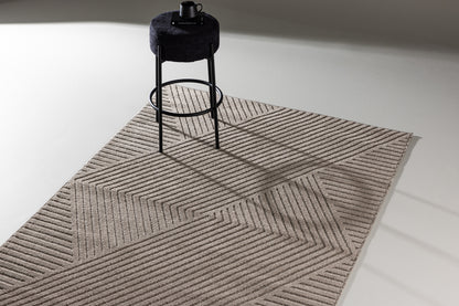Aron gulvtæppe - 290 × 200 cm - brun - billede 3