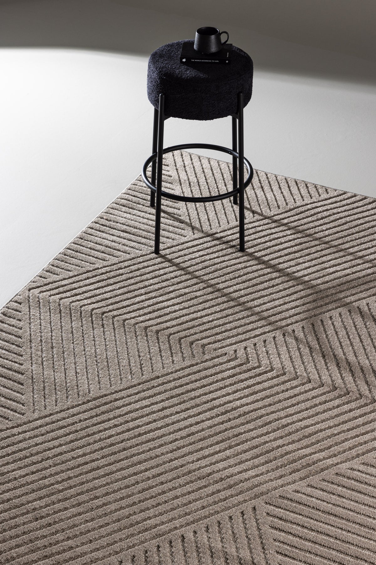 Aron gulvtæppe - 340 × 240 cm - brun - billede 7