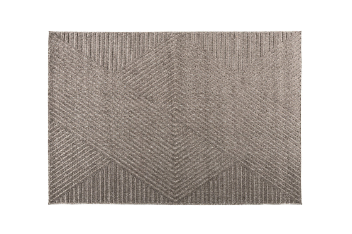 Aron gulvtæppe - 340 × 240 cm - brun - billede 1
