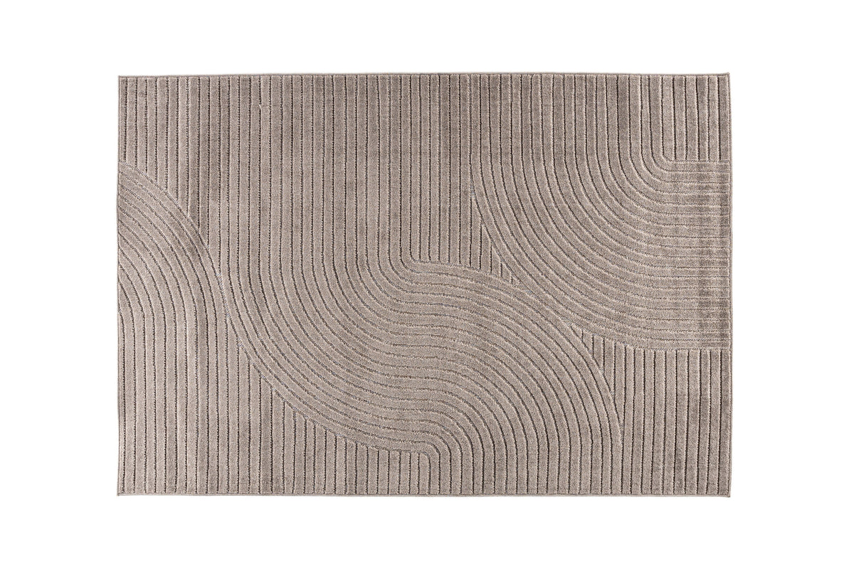 Vince gulvtæppe - 230 × 160 cm - brun - billede 1