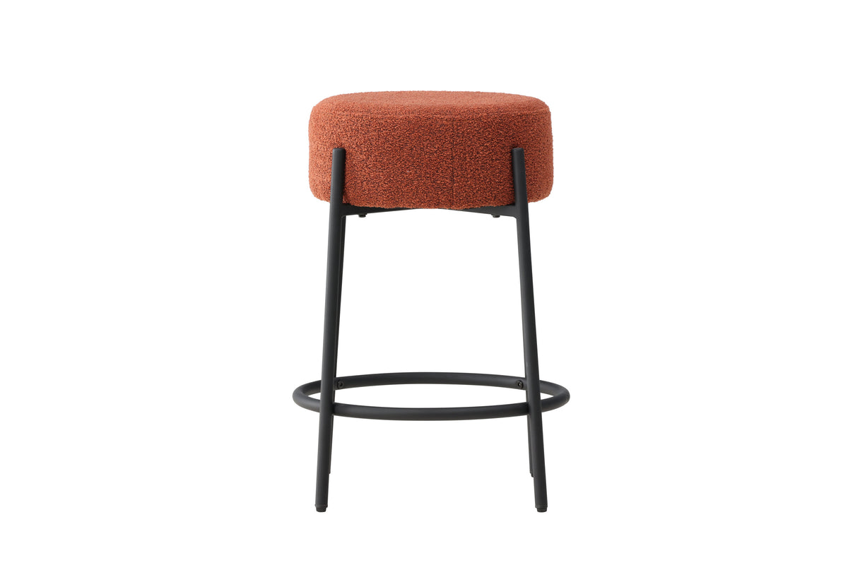 Tucson barstol - rød, sort - billede 10