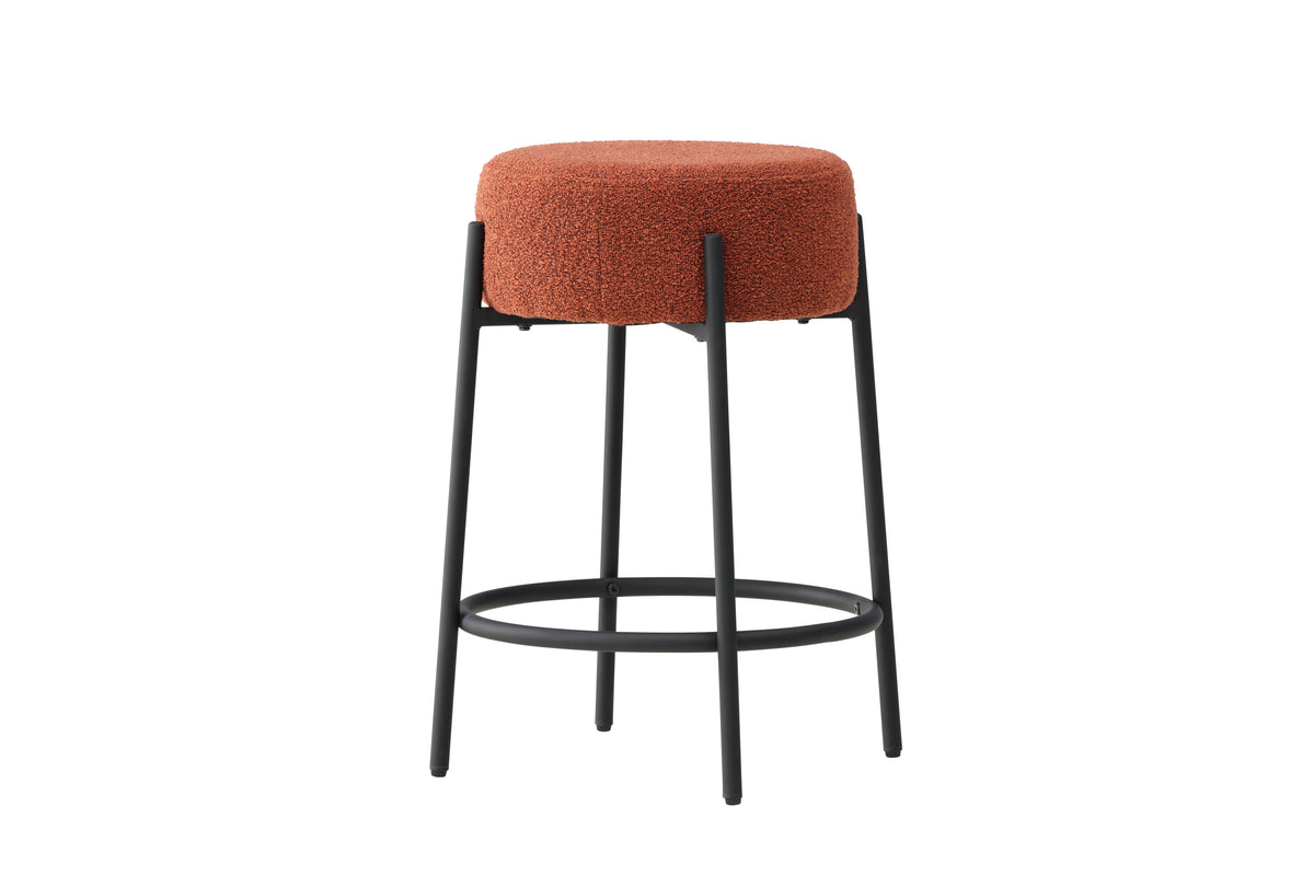 Tucson barstol - rød, sort - billede 11