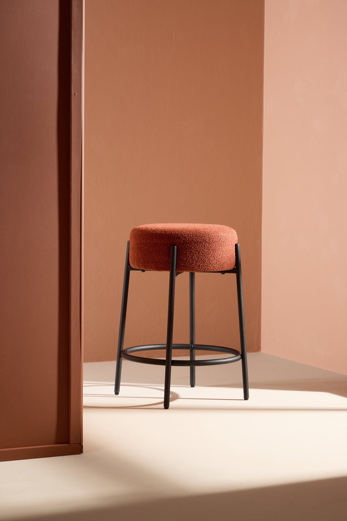 Tucson barstol - rød, sort - billede 17