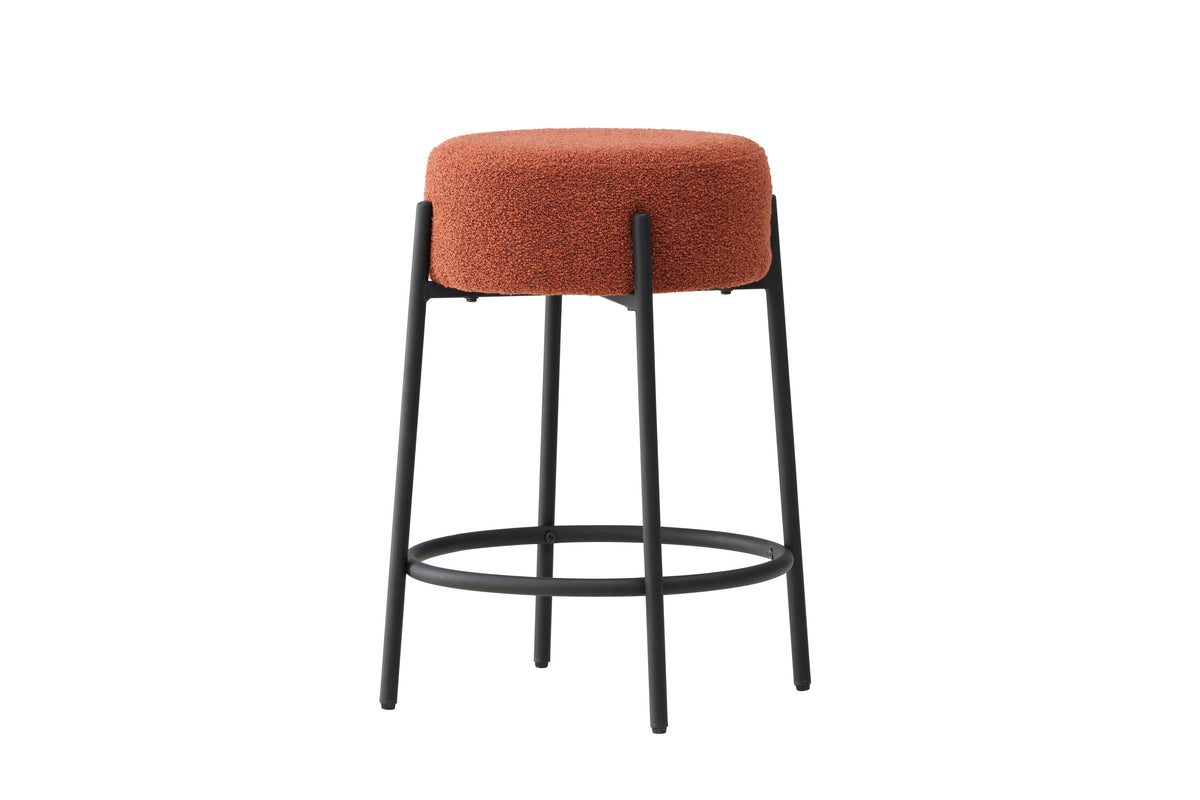 Tucson barstol - rød, sort - billede 5
