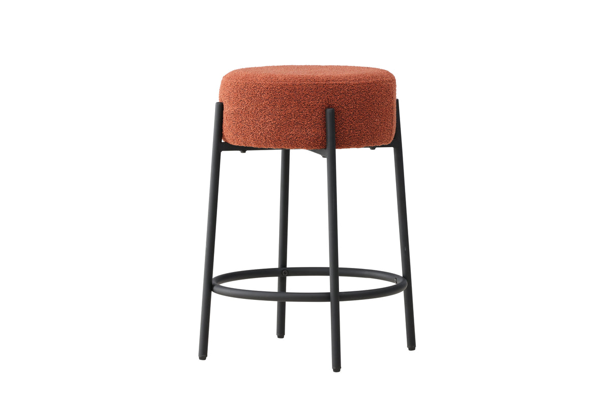 Tucson barstol - rød, sort - billede 8