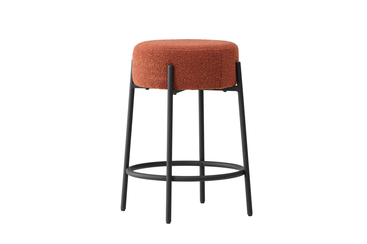 Tucson barstol - rød, sort - billede 9