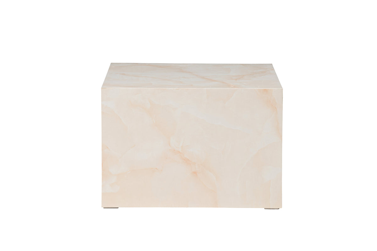 York sofabord - 80 × 60 cm - lysegul - billede 1