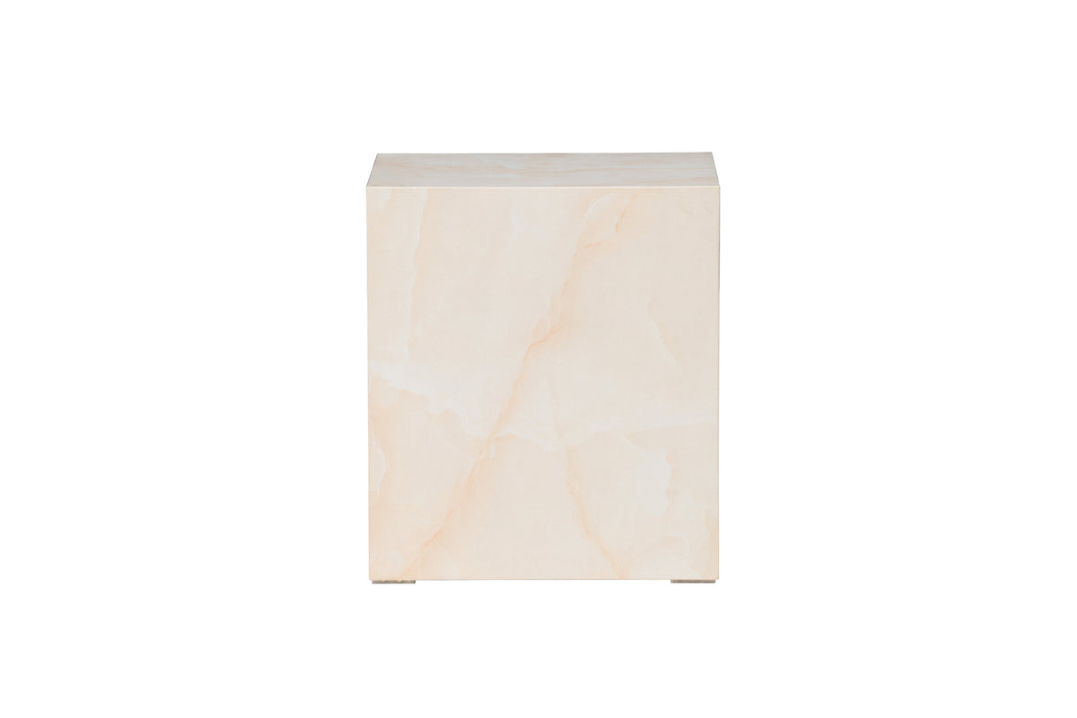 York sofabord - 40 × 40 cm - lysegul - billede 1