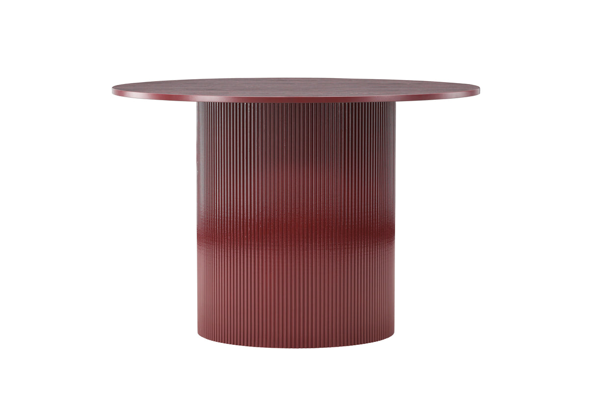 Lenox rundt spisebord - Ø110 cm - bordeaux - billede 10