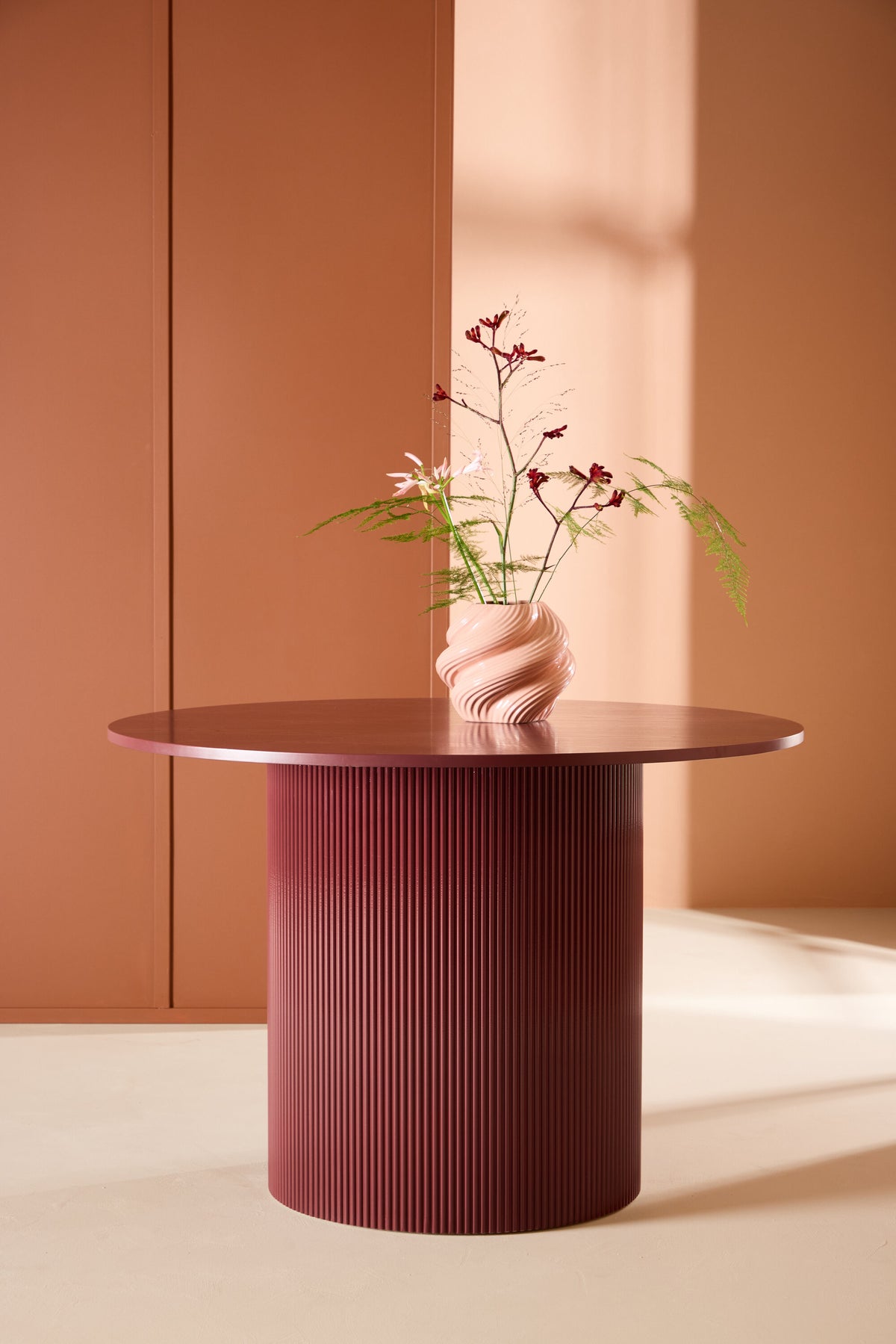 Lenox rundt spisebord - Ø110 cm - bordeaux - billede 19