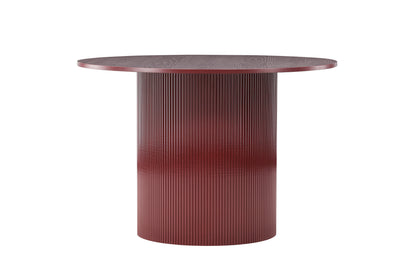 Lenox rundt spisebord - Ø110 cm - bordeaux - billede 1