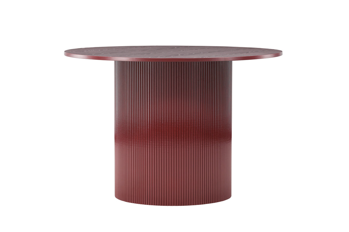 Lenox rundt spisebord - Ø110 cm - bordeaux - billede 2
