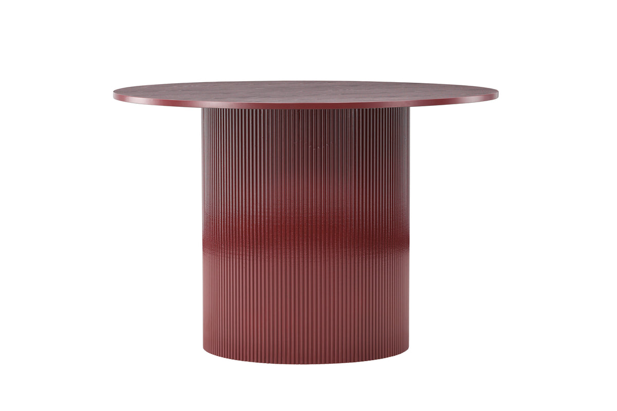 Lenox rundt spisebord - Ø110 cm - bordeaux - billede 3