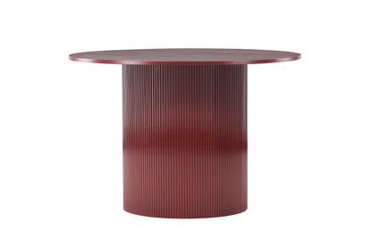 Lenox rundt spisebord - Ø110 cm - bordeaux - billede 5