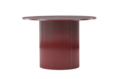 Lenox rundt spisebord - Ø110 cm - bordeaux - billede 6