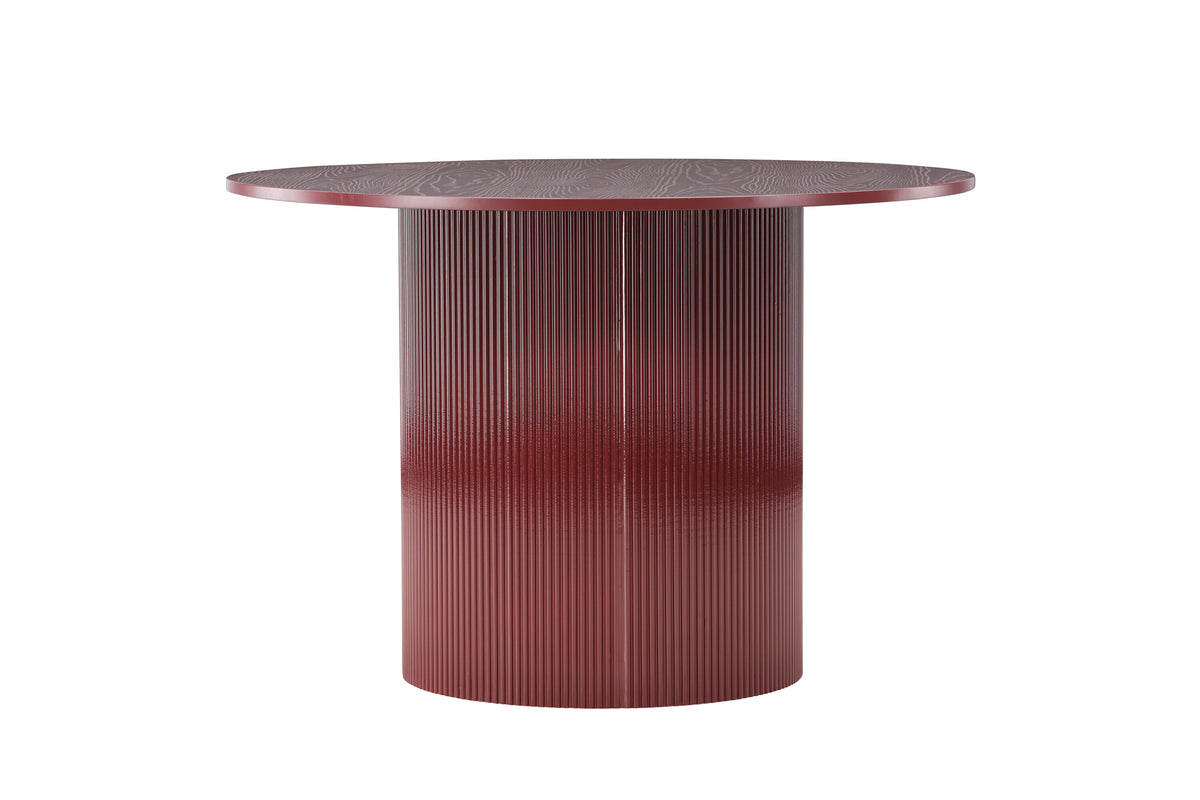 Lenox rundt spisebord - Ø110 cm - bordeaux - billede 7