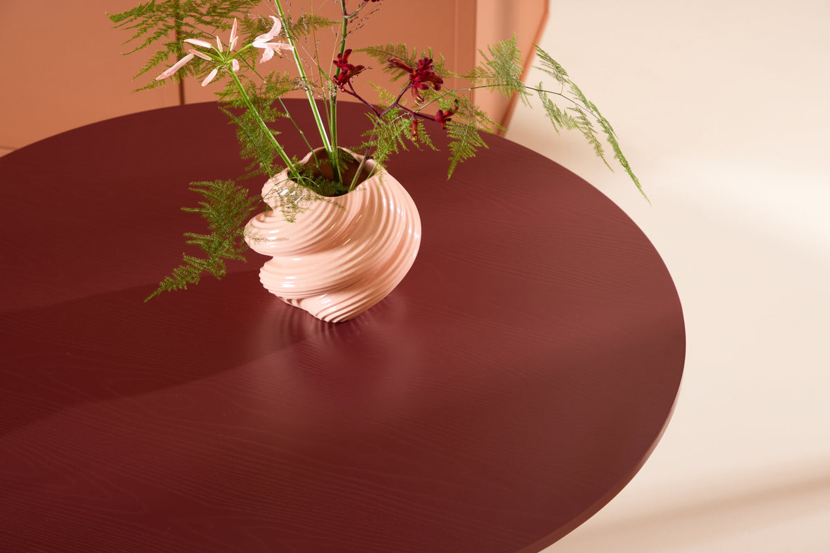 Lenox rundt spisebord - Ø110 cm - bordeaux - billede 16