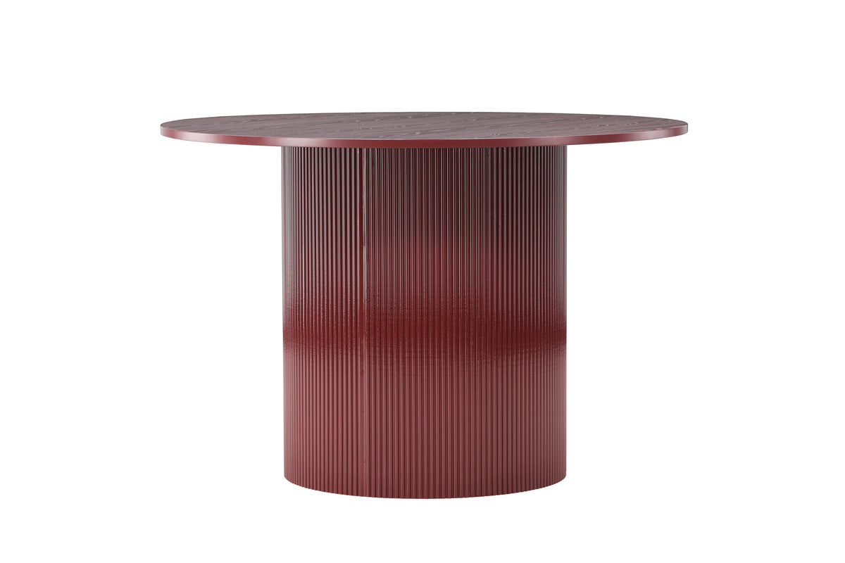Lenox rundt spisebord - Ø110 cm - bordeaux - billede 8
