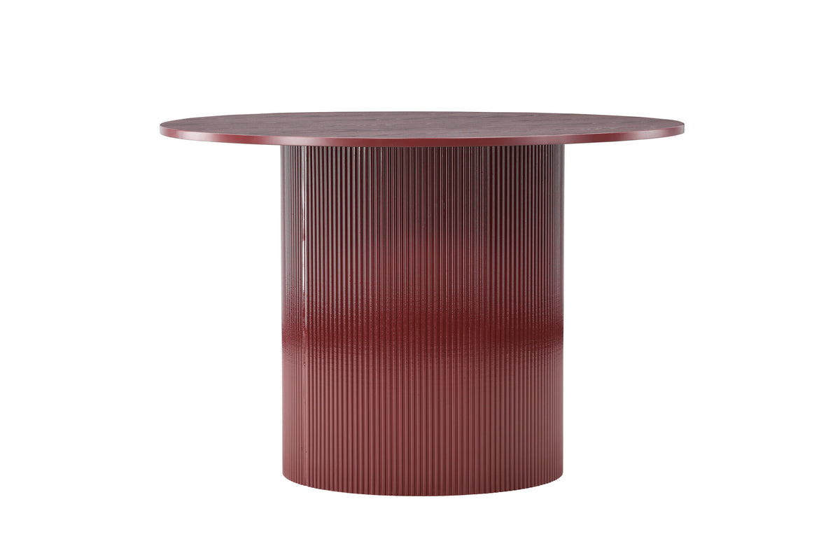Lenox rundt spisebord - Ø110 cm - bordeaux - billede 9