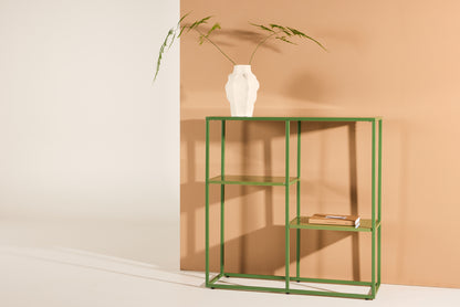 Staal Reol 80x 26 x 80 Grøn