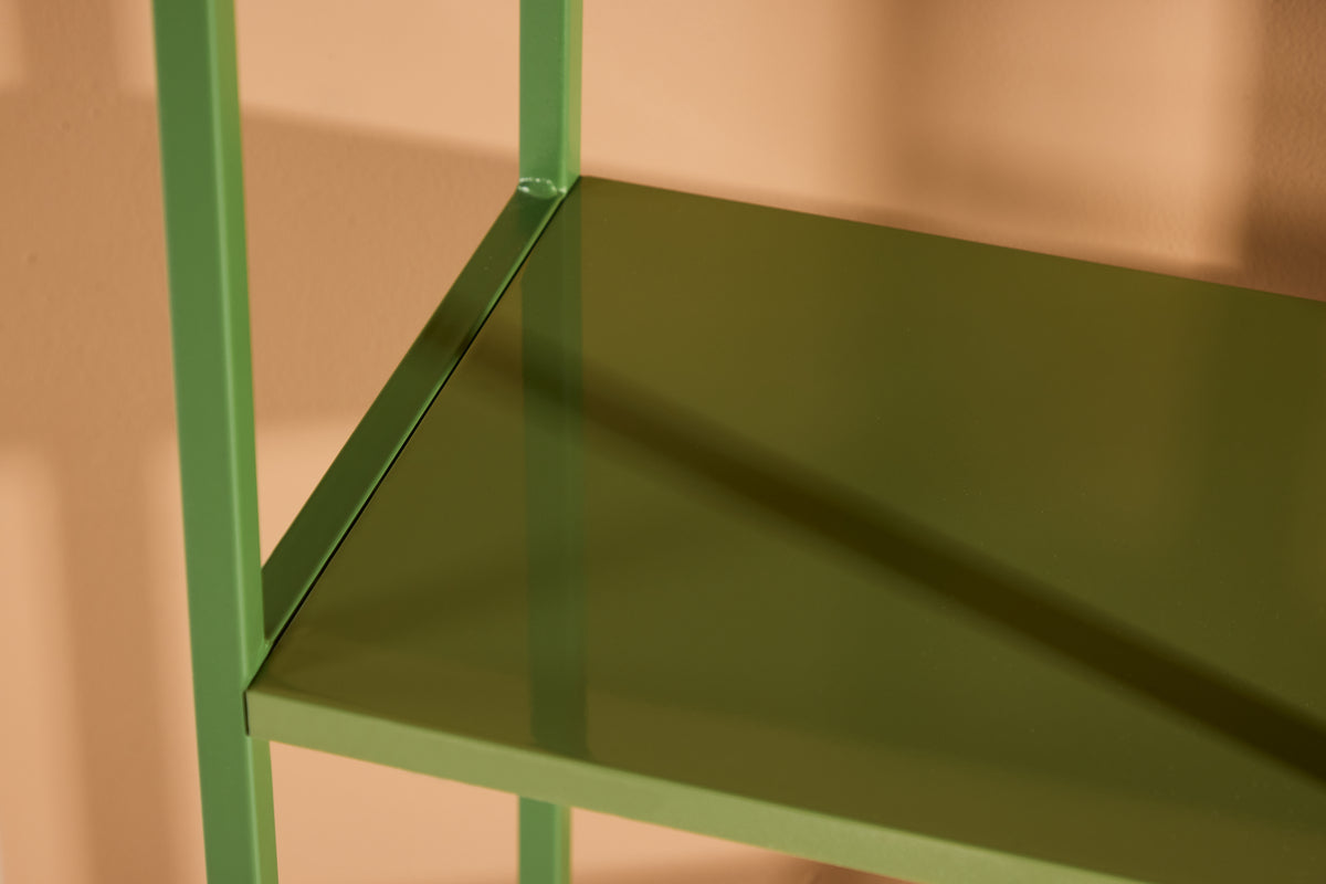 Staal Reol 80x 26 x 80 Grøn