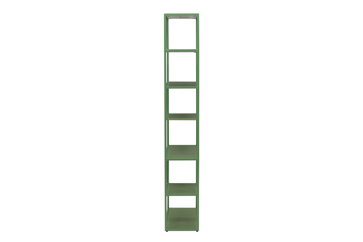 Staal Reol 80 x 26 x 164 Grøn