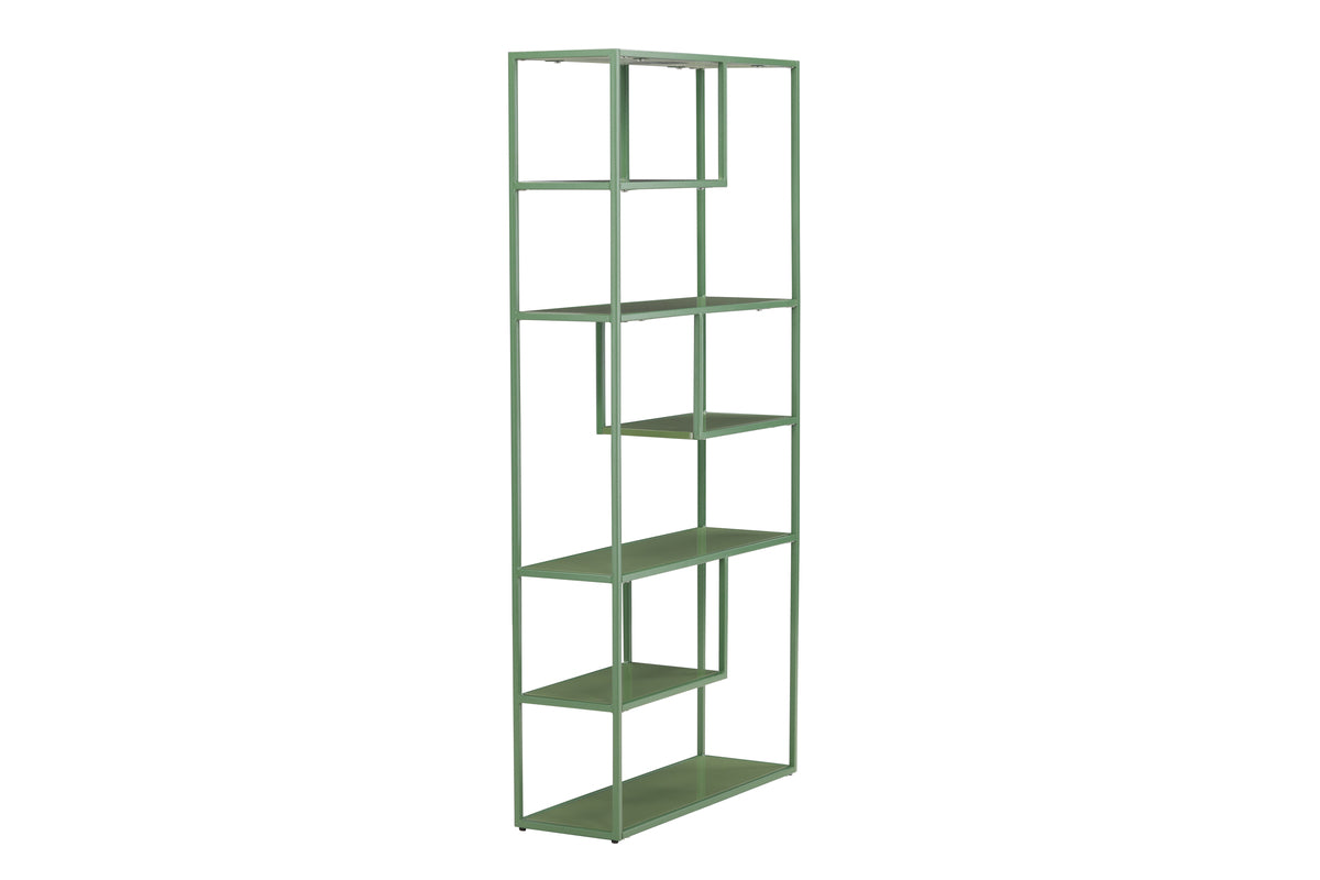 Staal Reol 80 x 26 x 164 Grøn