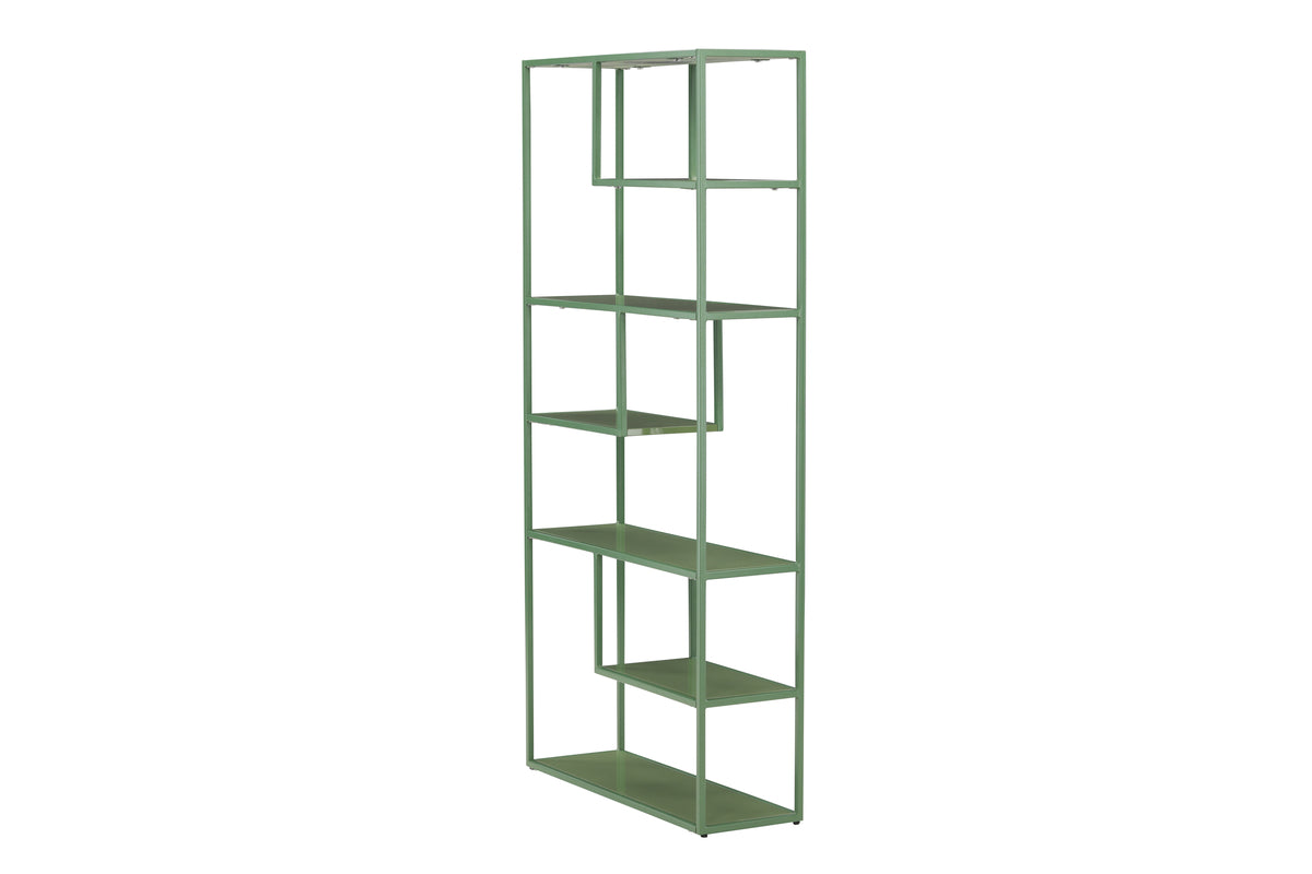Staal Reol 80 x 26 x 164 Grøn