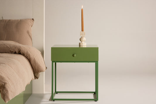 Bakal Sengebord 41 x 41 Grøn