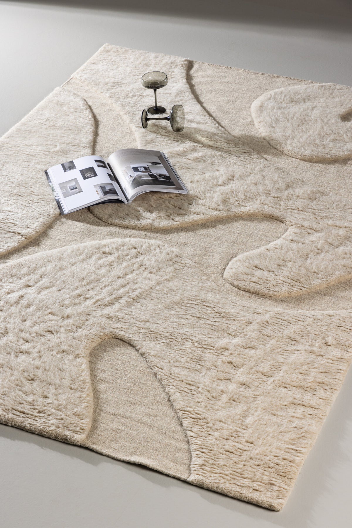 Boone gulvtæppe - 230 × 160 cm - beige - billede 7