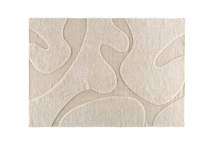 Boone gulvtæppe - 230 × 160 cm - beige - billede 1