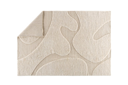 Boone gulvtæppe - 230 × 160 cm - beige - billede 2