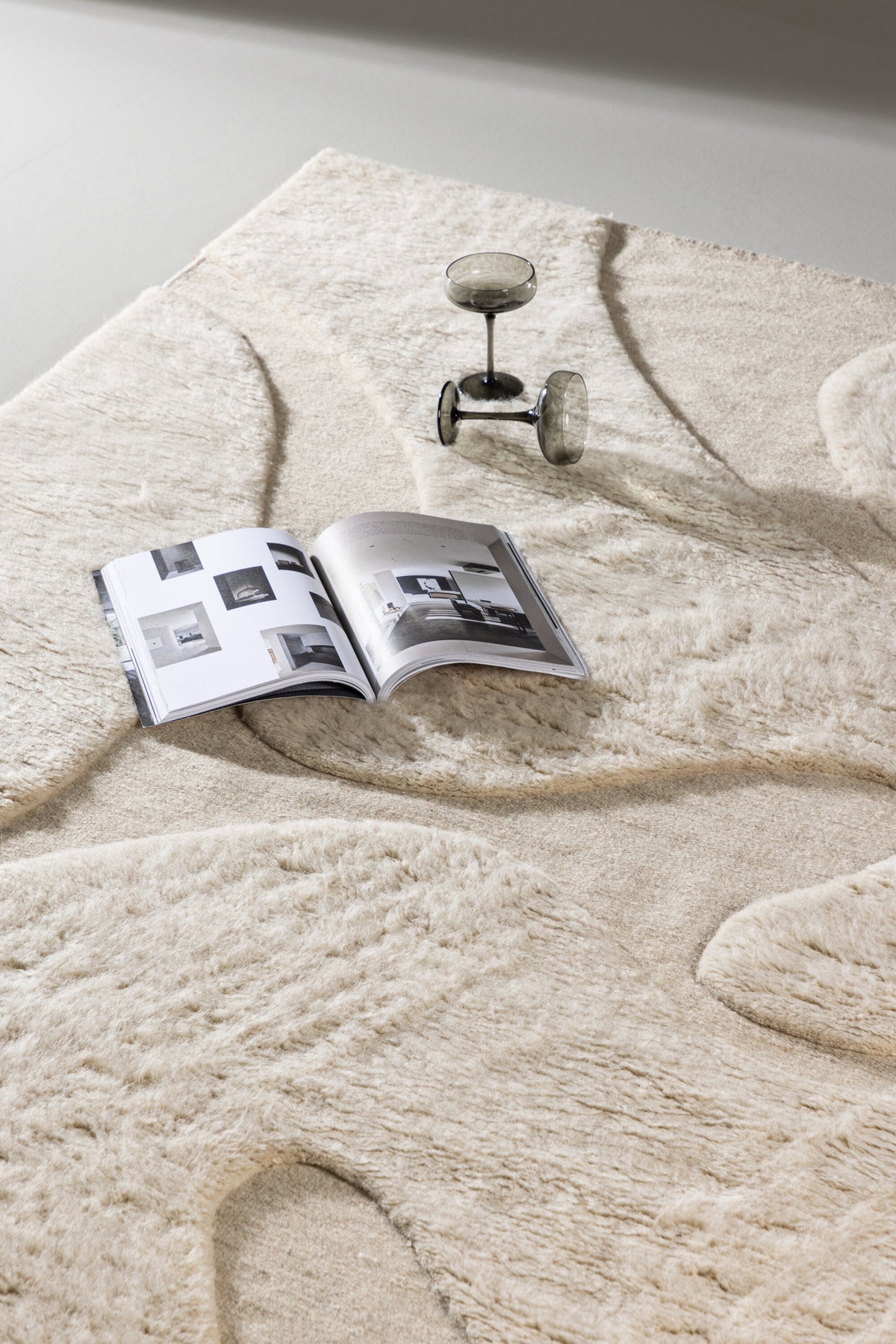 Boone gulvtæppe - 230 × 160 cm - beige - billede 8