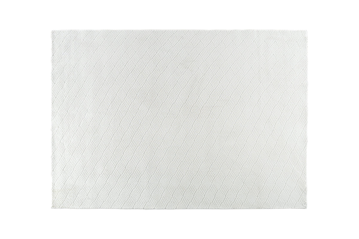 Todd gulvtæppe - 290 × 200 cm - hvid - billede 1