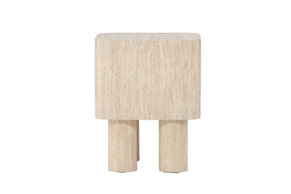 Klirou sidebord - 40 × 40 cm - beige - billede 10