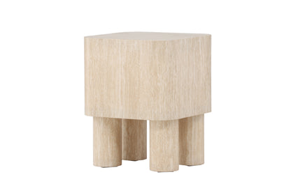 Klirou sidebord - 40 × 40 cm - beige - billede 8