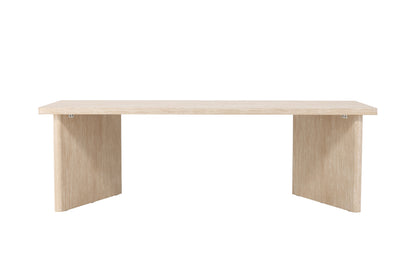 Skagen spisebord - 240 × 100 cm - beige - billede 7