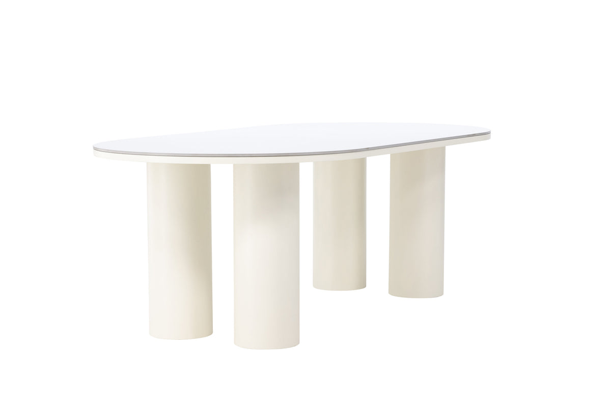 Havstenssund spisebord - 220 × 110 cm - hvid - billede 11