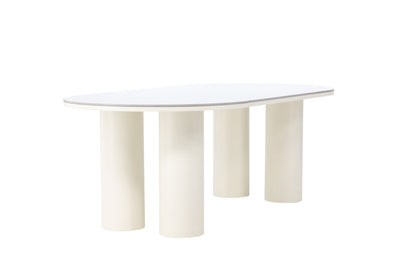 Havstenssund spisebord - 220 × 110 cm - hvid - billede 11
