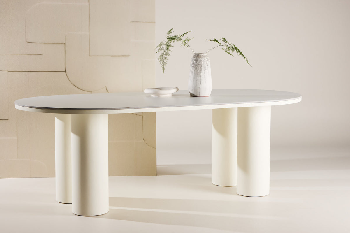 Havstenssund spisebord - 220 × 110 cm - hvid - billede 13