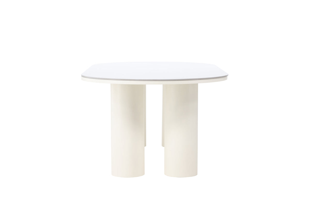 Havstenssund spisebord - 220 × 110 cm - hvid - billede 4