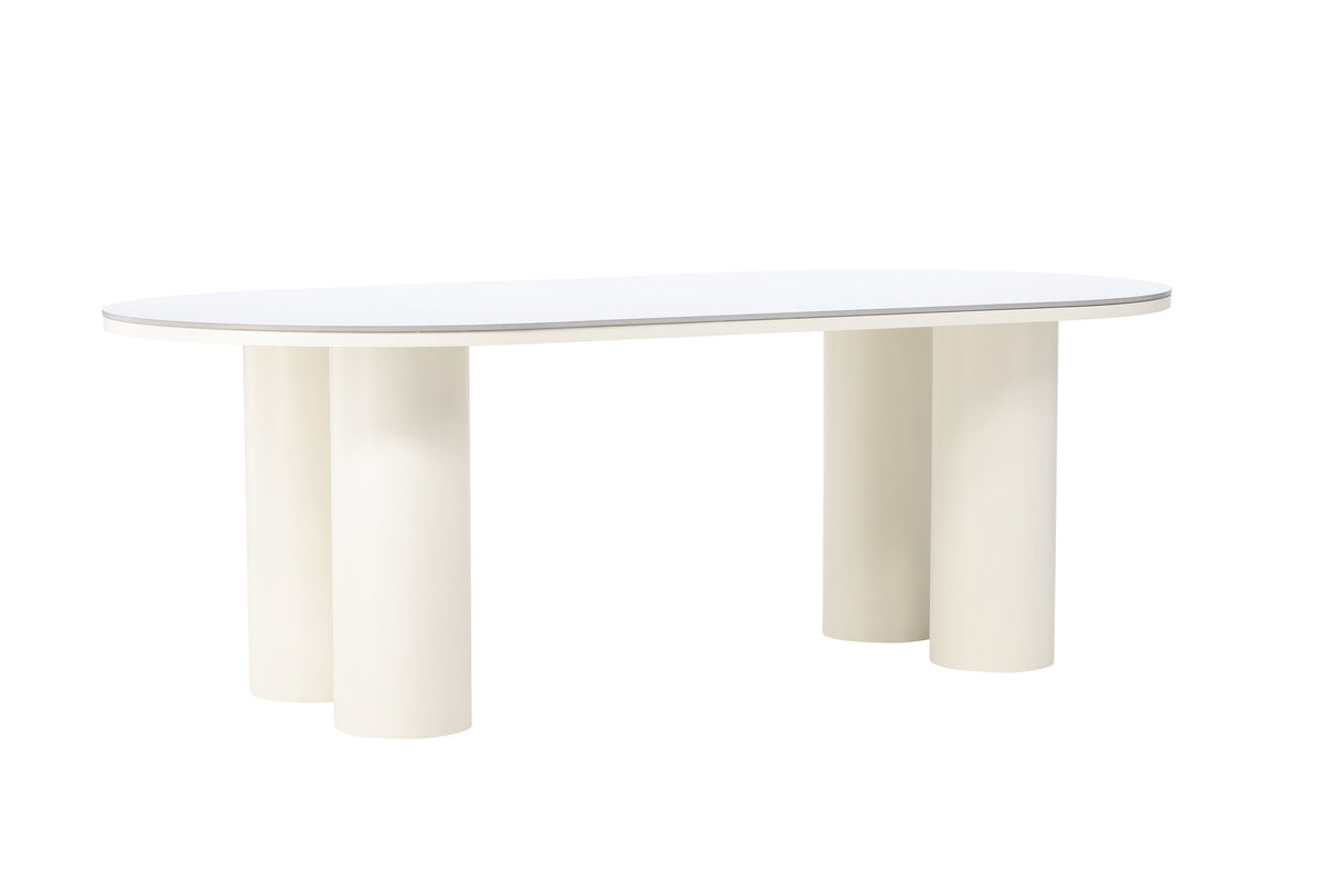Havstenssund spisebord - 220 × 110 cm - hvid - billede 6