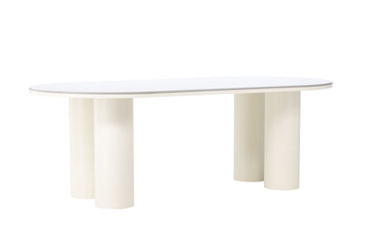 Havstenssund spisebord - 220 × 110 cm - hvid - billede 6