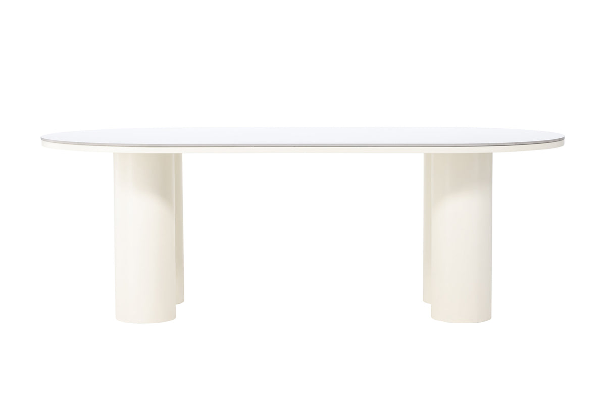 Havstenssund spisebord - 220 × 110 cm - hvid - billede 7