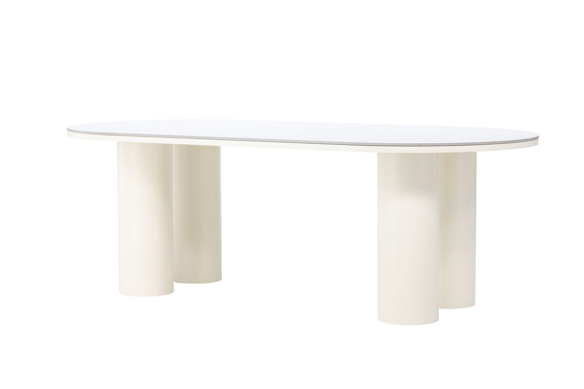 Havstenssund spisebord - 220 × 110 cm - hvid - billede 8